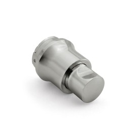 FHC KL49A Push Button Lock for Shannon Pass-Thru Window - Satin Anodized