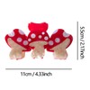 Funny Mushroom Hair Clips,PVC Hair Clips,Big Claw Clips for Girl,Hair