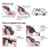 1PCS Kayak Rope Tie Down Ratchet Straps with Safety S