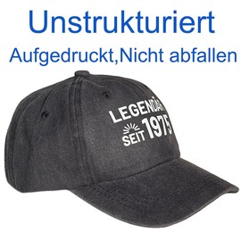 Himozoo Gifts for 60th Birthday Man, Gift for Grandpa Dad, Baseball Cap, Men's Gift Ideas for Men, Father's Day Gift, Dark grey-50Y