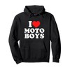 I Love Moto Boys Pullover Hoodie