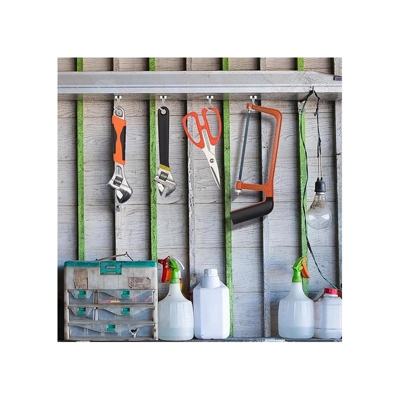 Grtard NEW 20 Pack Magnetic Hooks Heavy Duty 25Lbs Strong