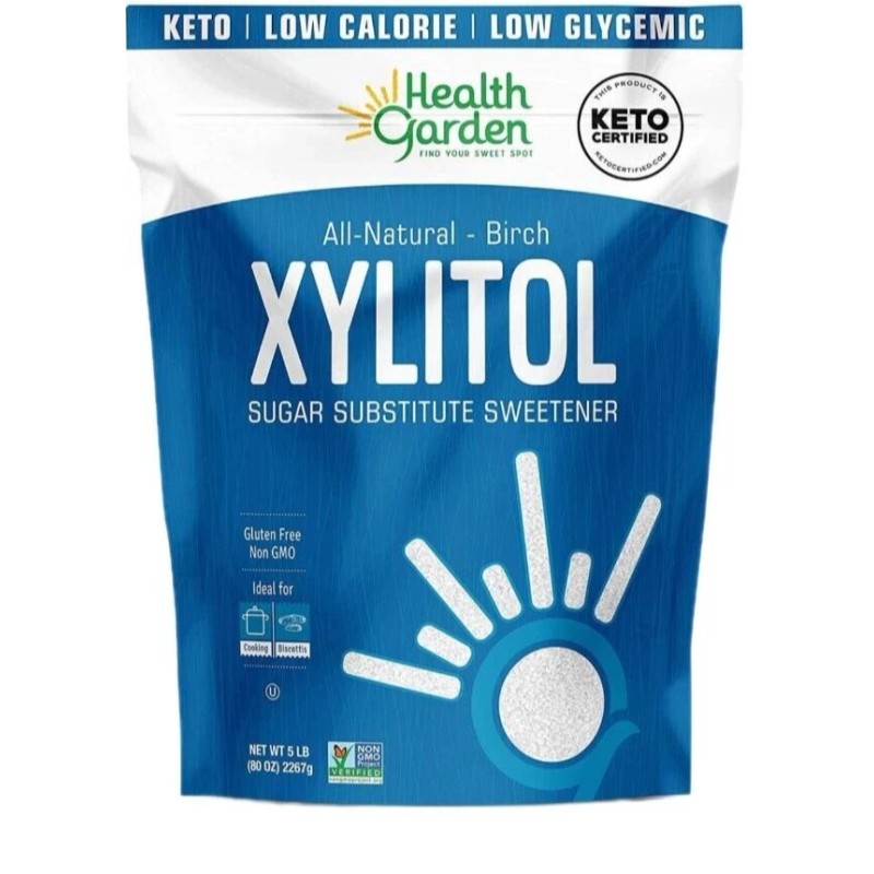 Health Garden Real Birch Xylitol, 5 lbs. (Pack of 2)