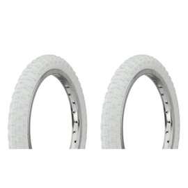 Lowrider Tire Set. 2 Tires. Two Tires Duro 16" x 2.125" White/White Side Wall HF-143G. Bicycle Tires, Bike Tires, Kids Bike Tires, Bike Tires, BMX Bike Tires