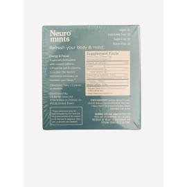 Neuro Mints 1 Box Of 54 Ct Neuro Mints Energy And Focus-Peppermi