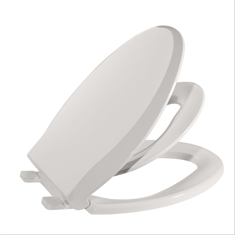 Toilet Seats Elongated,19" Extra Long Toilet Seat,Built-In Potty Training Seat
