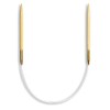 Seeknit Circular Knitting Needles, Bamboo, Beige, 30 cm x 4