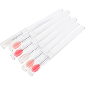 FRCOLOR 6 Aplicadores de Silicona para Maquillaje Labial, Pintalabios y Mascarillas Mango Cómodo, Reduce Desperdicio, Adecuado para Labial Mujer