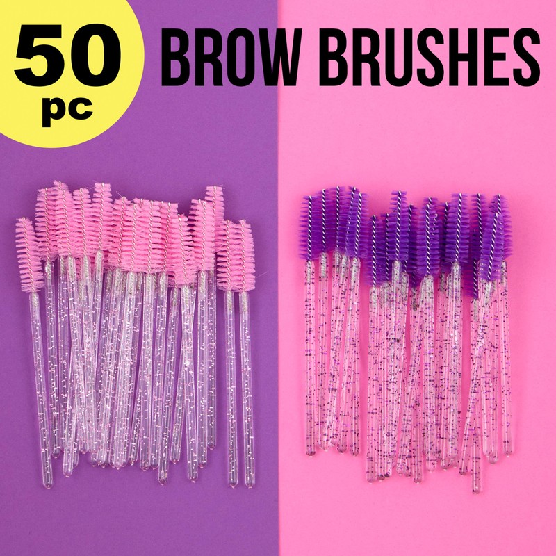 Forever 21 Brow Brushes - 50pc Glitter Handle Brow Brush