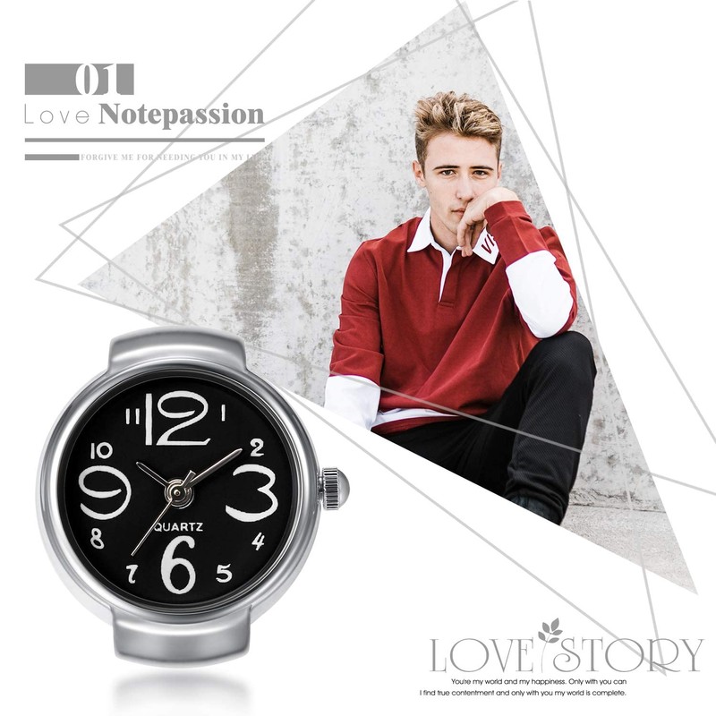 Lancardo Ring Watch for Women and Men Analog Quartz Watch