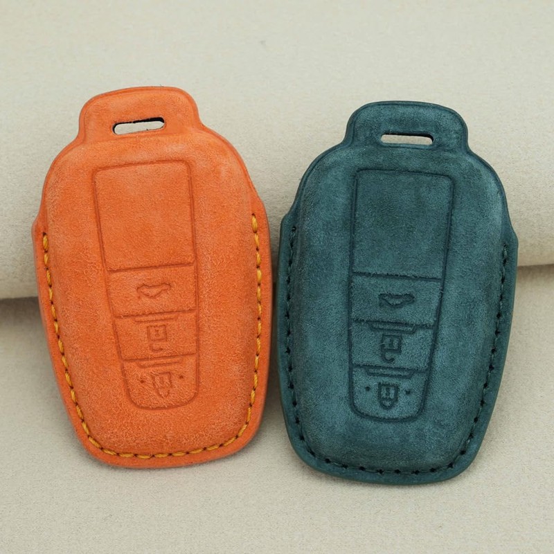 ontto Car Key Fob Cover Keyring Fit for Toyota RAV4