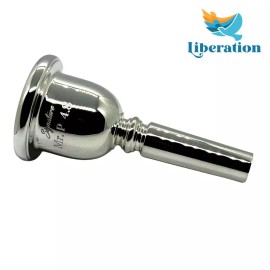 Tuba Mouthpiece Liberation Mr. P 4.8 Signature Tuba Mouthpiece - Small, Silver