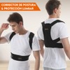 Hyperz - Corrector de Postura Ajustable Unitalla Mujer/Hombre, Cinturón de