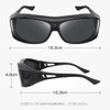TINHAO Over Sunglasses, Bendable Lenses, Polarized Sunglasses, Can be hung