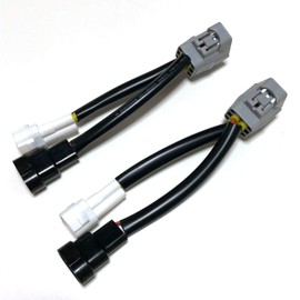 ZVW30 Prius Halogen to Late HID Headlight Conversion Harness Coupler On Mount One-Touch Easy Connection
