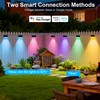KIALUSH Outdoor Deck Lights, 24 Lights Smart Fence Lights Compatible