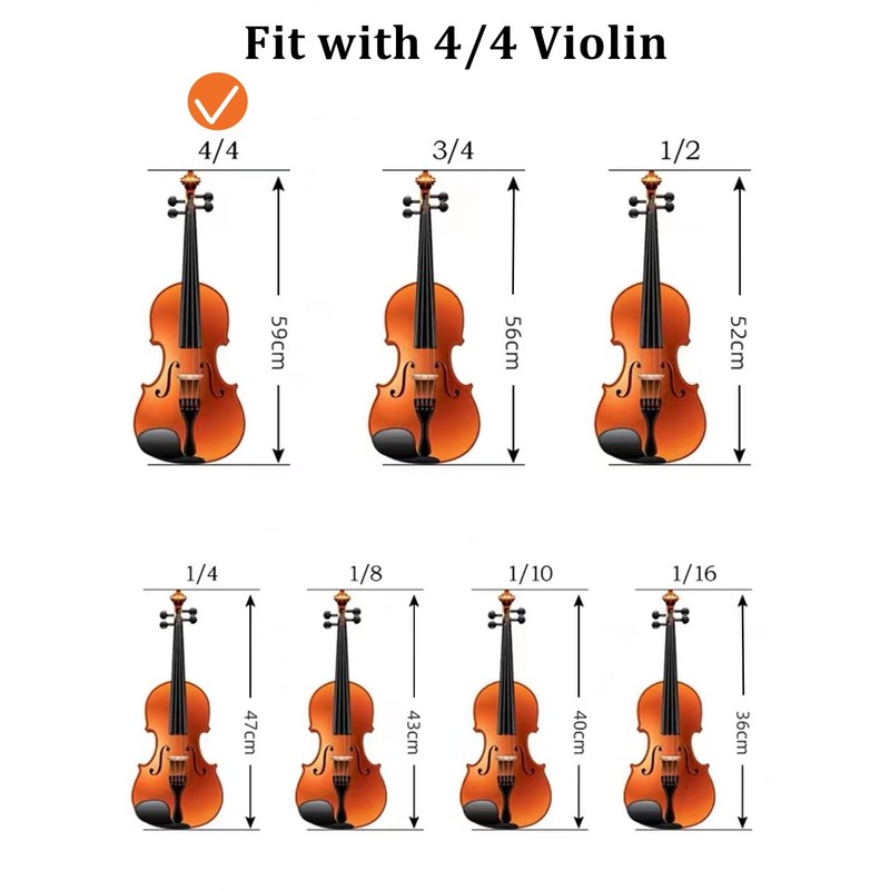 Fansjoy Shoulder Rest Violin for 4/4 Violin, Premium Aluminium Alloy