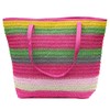 JNF Large Colorful Beach Bags for Women Straw Beach Tote