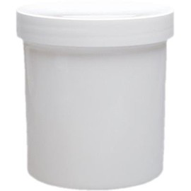 16oz White Plastic Jars 3 of Pk