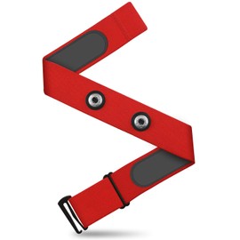 COOSPO Heart Rate Monitor Replacement Chest Strap,Replacement Heart Rate Monitor Soft Strap Compatible with Wahoo Tickr/Polar H7/Garmin HRM-Dual/moofit/XOSS/Power Labs/COOSPO