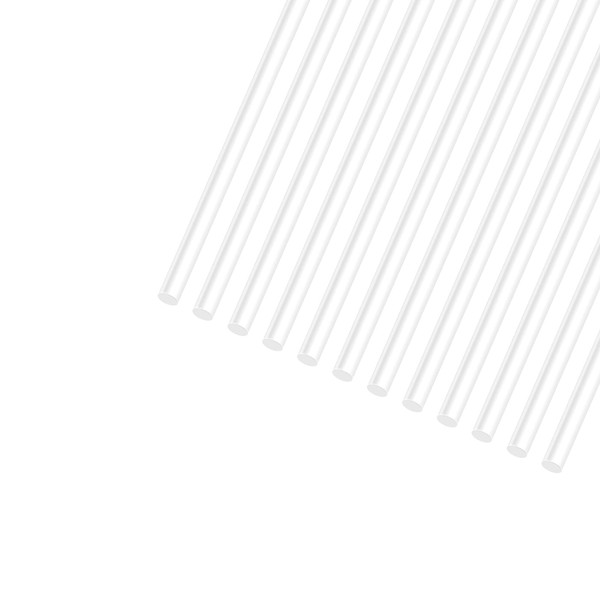 SAVITA 12pcs 12inch Acrylic Dowel Rods Round Rod Clear Plastic