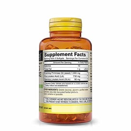 Mason Vitamins Evening Primrose Oil Woman's Health Softgels, 60 Count