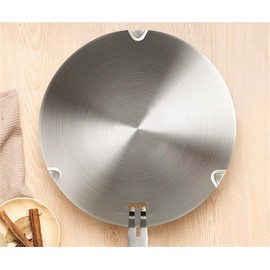 Heat Diffuser for Glass Gas Stove Cooktop, Beswarmy Induction Adapter Plate, Stainless Steel Gas Stove Diffuse Plate with Detachable Handle 10.2inch