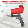 1/4" Air Sandblasting Gun, 90psi Gravity Pneumatic Sand Blaster, Small
