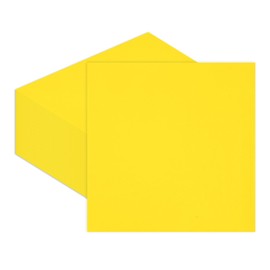Pack of 50 Yellow Napkins, 25 x 25 cm Cocktail Napkins, Eucalyptus Wedding Disposable Napkins for Weddings, Birthdays, Baby Showers, Bridal Anniversary Party