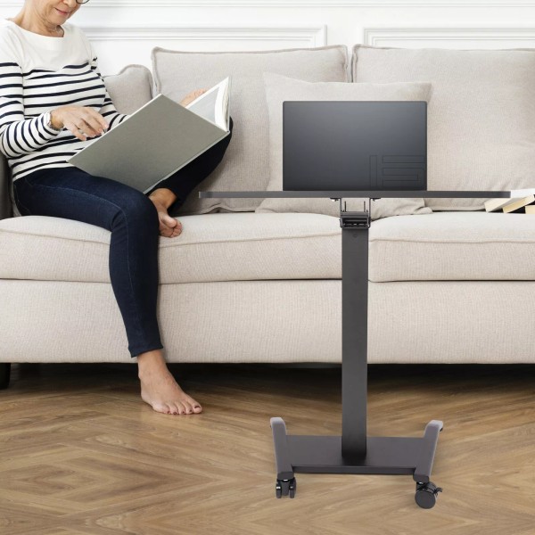 OCASAMI Adjtable 25.5" Rolling Podium Desk Standing Lifting Computer Desk