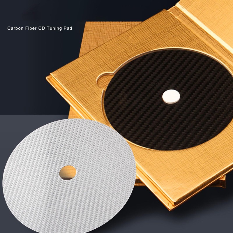 CD Tuning Mat, Carbon Fiber CD Tuning Pad Vibration Absorption