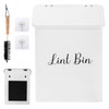 Magnetic Lint Container for Laundry Room, Magnetic Lint Bin, Metal