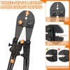 TooTaci Wire Rope Crimping Tool Kit, Include 14 inch Swaging