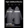 CREATMO US Waterproof Raincoat for Men with Hood Lightweight Long