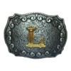 COOLLA Belt Buckle for Men- Initial Letters ABCDEFG to Z