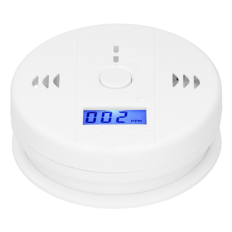 Carbon Monoxide Detector Alarm with LCD Display Soot Home Gas