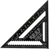 Dapetz ® 12 Inch Aluminum Alloy Triangle Ruler Square Protractor
