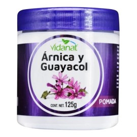 Pomada Árnica Y Guayacol Vidanat 125g Piernas Humectadas