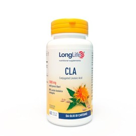 LongLife® CLA | Integratore di acido linoleico coniugato titolato all’80% | Supporto alla composizione corporea | Sport | 60 perle | Senza glutine e doping free