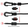 1/4" X 50' Elastic Bungee Shock Cord Kayak Stretch String