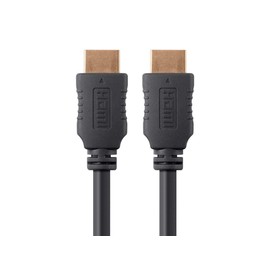 Monoprice 4K High Speed HDMI Cable - HDMI 2.0, 4K@60Hz, HDR, HDR10, Dolby Vision, 18Gbps, YUV 4:4:4, 28AWG, With Ferrite Cores, 6 Feet, Black