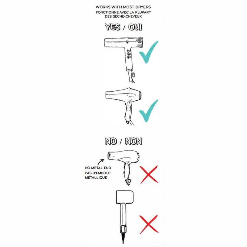 Aria Beauty Air Curling Attachment - Hair Dryer and Blow