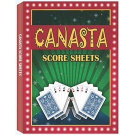 Canasta Score Sheets: Canasta Blank Score Sheet Notebook