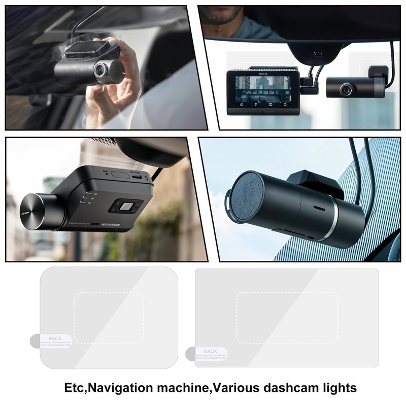 8 Pcs Windshield Electrostatic Sticker, Windshield Sticker Static Cling Window