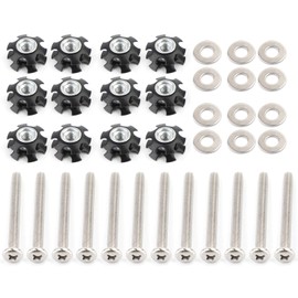 Mad Hornets RV Bunk Ladder Repair Kit Camper Nuts Stainless Bunk Motorhome Parts，12PCS
