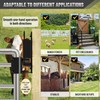 2 Pcs Farm Gate Latch, Heavy Duty 2 Way Gate