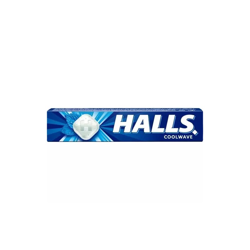 Halls CoolWave Cough Drops - with Menthol - 180 Drops