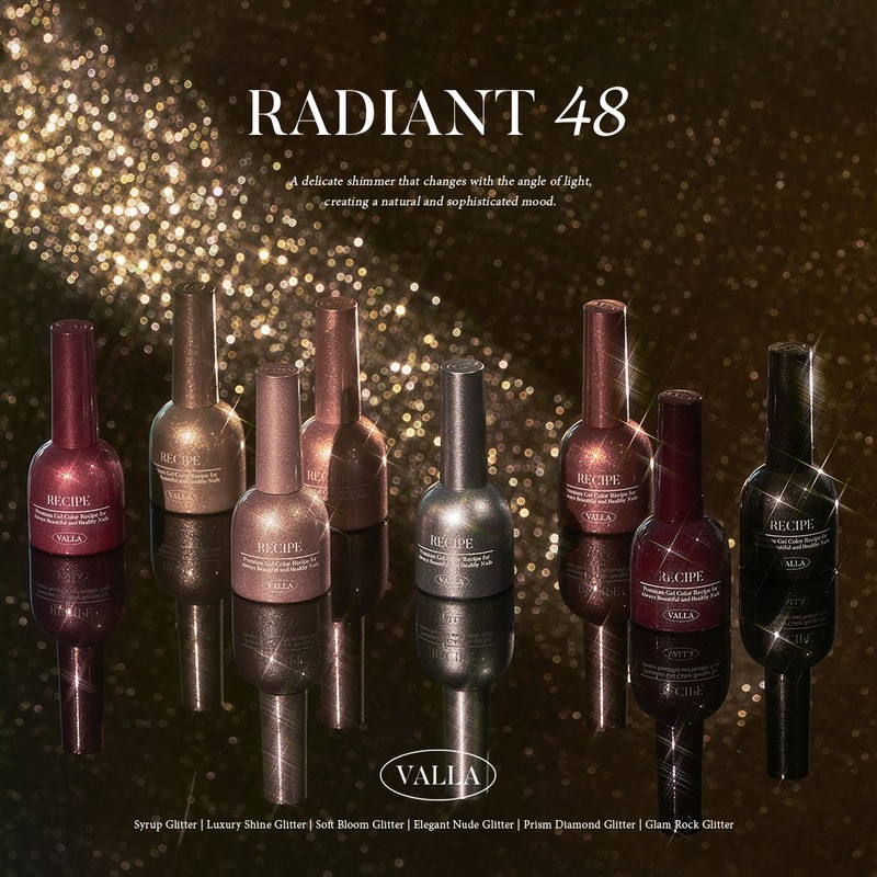 Balagel Radiant Glam Rock Glitter Gel + 30 parts /