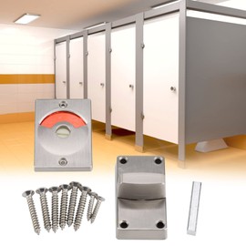 Door Lock Bathroom Toilet Door Lock with Indicator Practical for Privacy Bathroom Toilet Public Toilets Toilet
