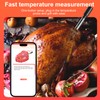 Meat Thermometers Bluetooth, 500FT Truly Wireless Digital Meat Thermometers with